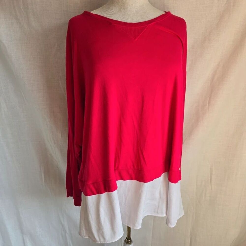 Calvin Klein 1X Layered Pullover Long Sleeve